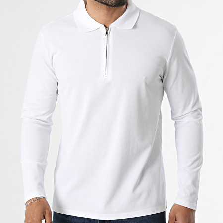Frilivin - Polo Manches Longues 462 Blanc