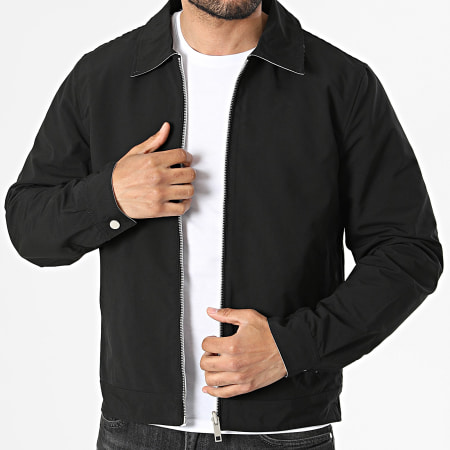 Frilivin - Veste Zippée Réversible A02 Noir Blanc