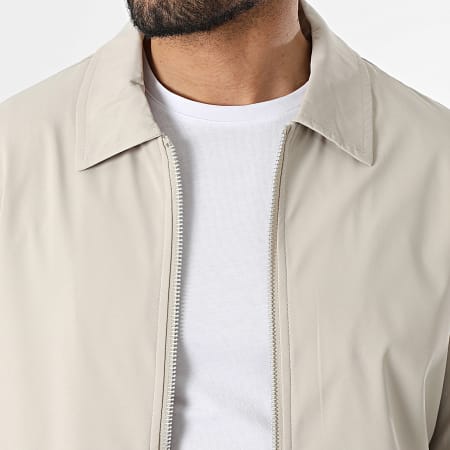 Frilivin - Ensemble Veste Zippée Et Pantalon Jogging F08 Beige