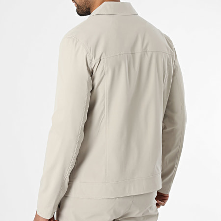 Frilivin - Ensemble Veste Zippée Et Pantalon Jogging F08 Beige