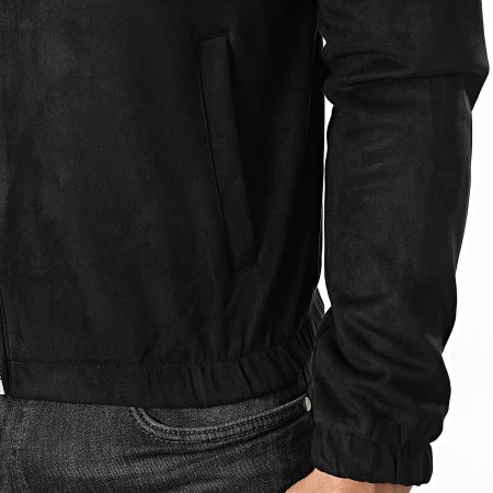 Frilivin - Veste Zippée Suédine C05 Noir