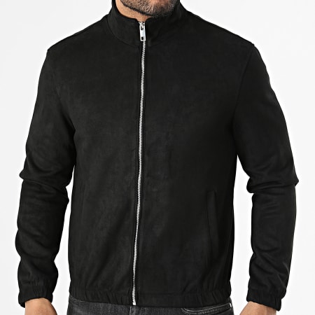 Frilivin - Veste Zippée Suédine C05 Noir