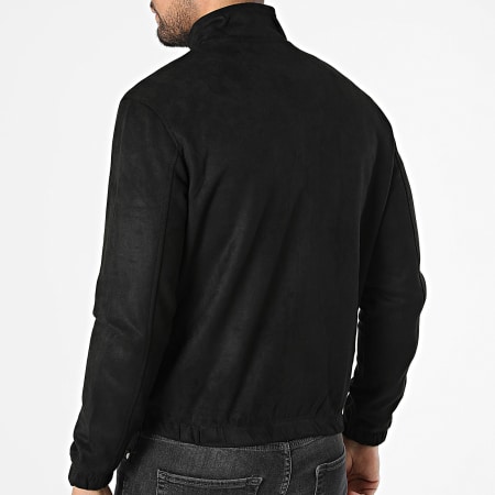 Frilivin - Veste Zippée Suédine C05 Noir
