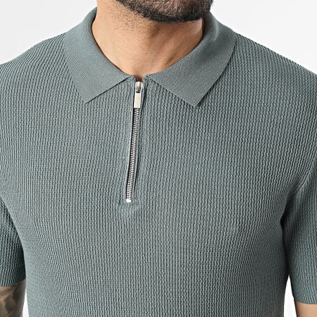 Frilivin - Polo Manches Courtes Texturé 680 Vert