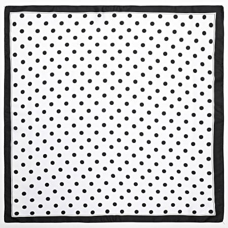 Frilivin - Halstuch L32 Weiß Schwarz