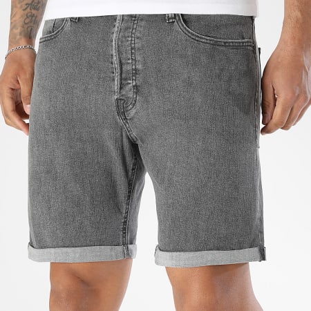 Jack And Jones - Calção de jogging Calça jean Regular Rick Original Cinzento Antracite