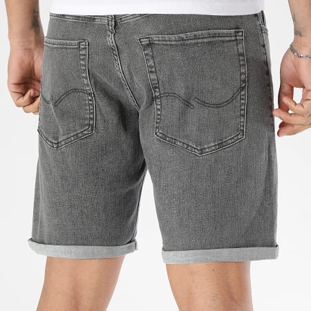 Jack And Jones - Calção de jogging Calça jean Regular Rick Original Cinzento Antracite