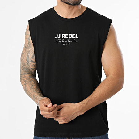 JJ Rebel - Pack de 3 Tops Lino Branco Bege Preto