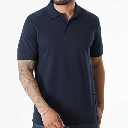 Jack And Jones - Pack de 2 Polos De Manga Curta Kane Bege Azul Marinho