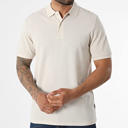 Jack And Jones - Pack de 2 Polos De Manga Curta Kane Bege Azul Marinho