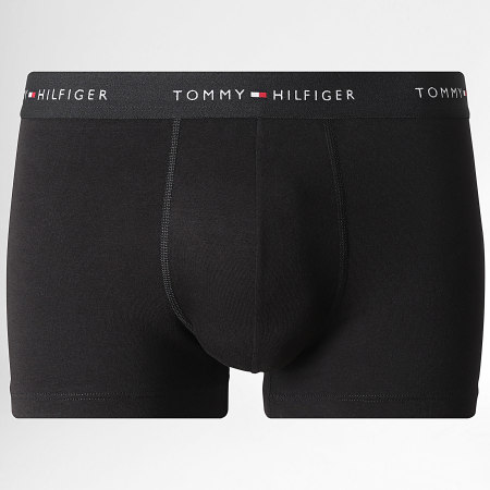 Tommy Hilfiger - Lot De 5 Boxers 3893 Noir Beige Blanc Bleu Clair Jaune