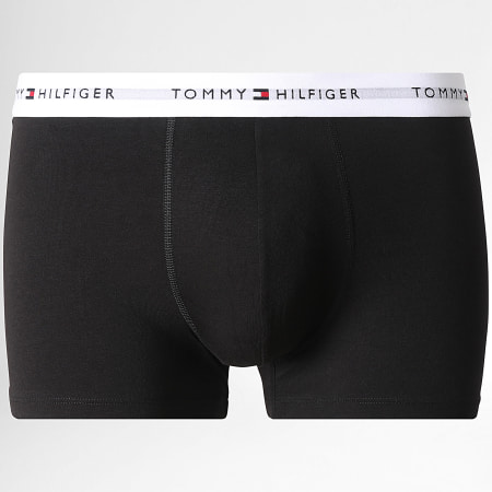 Tommy Hilfiger - Lot De 5 Boxers 3893 Noir Beige Blanc Bleu Clair Jaune