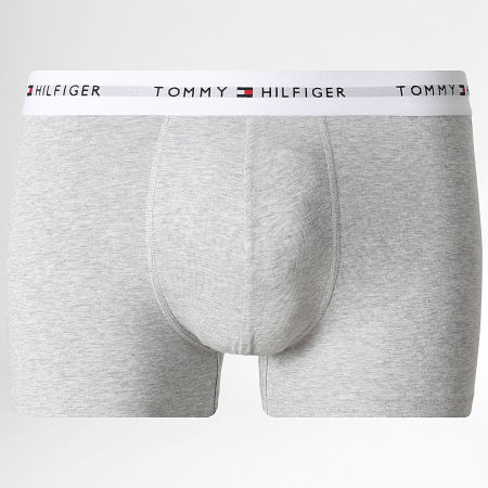 Tommy Hilfiger - Lot De 5 Boxers 3907 Noir Gris Chiné Beige Jaune Bleu Clair Jaune