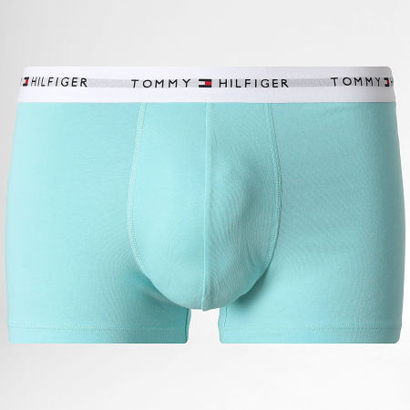 Tommy Hilfiger - Lot De 5 Boxers 3907 Noir Gris Chiné Beige Jaune Bleu Clair Jaune