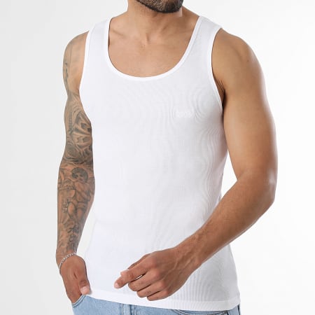 BOSS - Pack de 3 Camisetas 50542132 Branco Cinza Mesclado Preto