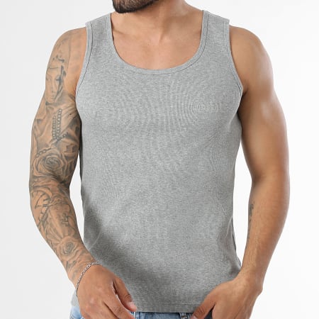 BOSS - Pack de 3 Camisetas 50542132 Branco Cinza Mesclado Preto