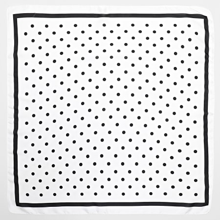 Frilivin - Halstuch L22 Weiß Schwarz