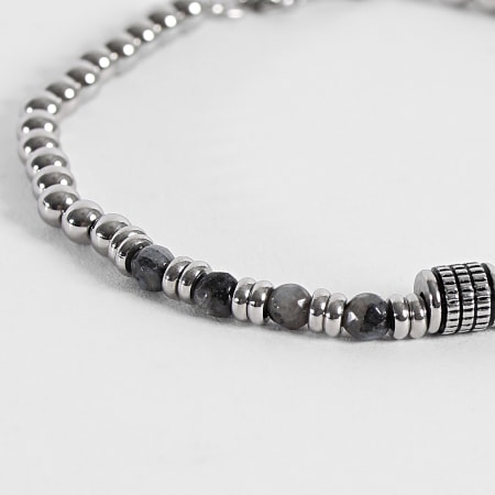 Frilivin - Bracelet 324 Silver Anthracite Gray