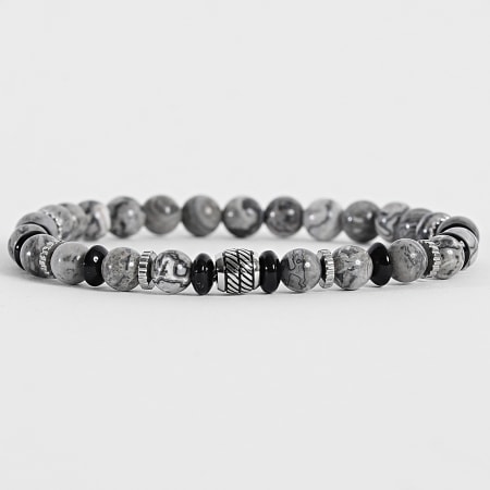 Frilivin - Bracelet 324 Anthracite Gray Black Silver