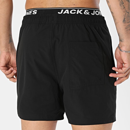 Jack And Jones - Calção de jogging De Banho Maui Surf Duplo Preto