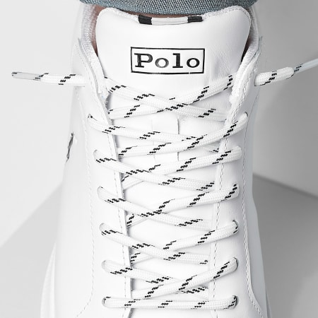 Polo Ralph Lauren - Zapatillas Heritage Court II White Black x SUPERLACED Trek Blanco