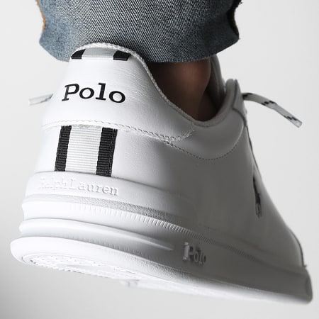Polo Ralph Lauren - Zapatillas Heritage Court II White Black x SUPERLACED Trek Blanco