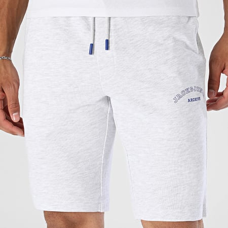 Jack And Jones - Pack de 2 Calções de fato de treino Gordon College Cinza Claro Mesclado Azul Marinho