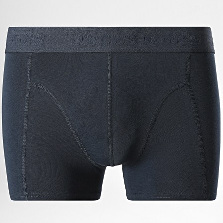Jack And Jones - Lot De 7 Boxers Gilli Solid Noir Bleu Marine Gris Chiné