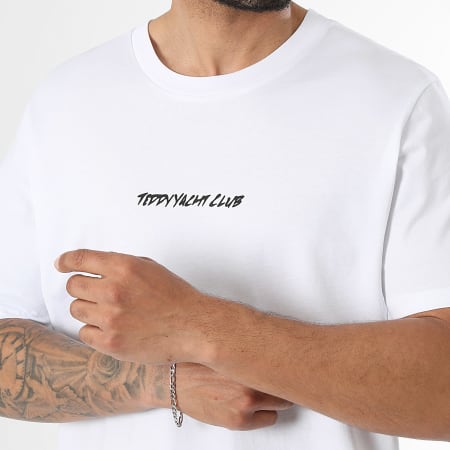Teddy Yacht Club - Camiseta Oversize Large Anaglyphe Blanco