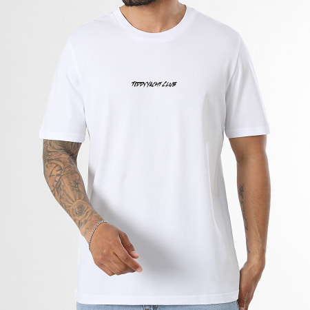 Teddy Yacht Club - Camiseta Oversize Large Anaglyphe Blanco
