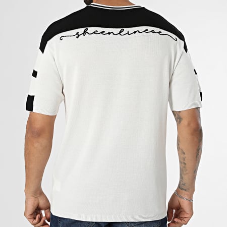 Classic Series - Tee Shirt Maille 006 Beige Clair Noir