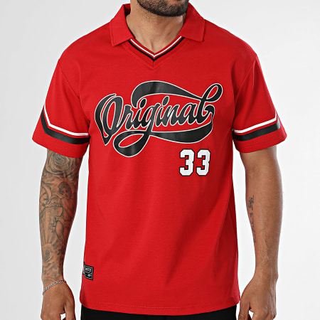 Classic Series - Polo Manches Courtes 027 Rouge
