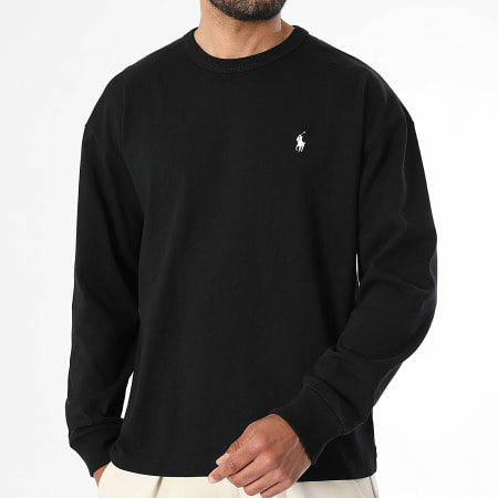 Polo Ralph Lauren - Camisola com Capuz Crewneck Relaxed Fit Original Player Preto