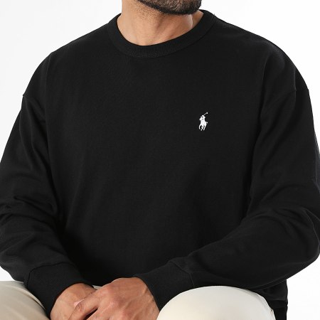 Polo Ralph Lauren - Camisola com Capuz Crewneck Relaxed Fit Original Player Preto