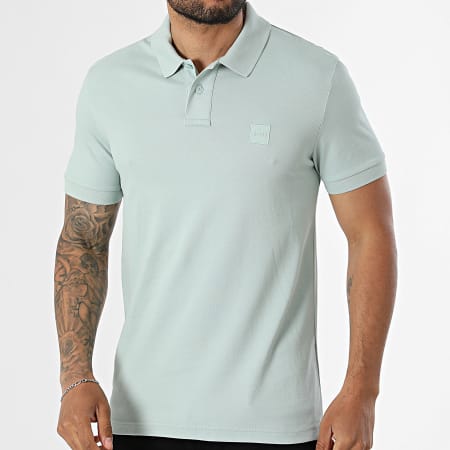 BOSS - Polo Manches Courtes Slim Passenger 50507803 Vert Clair