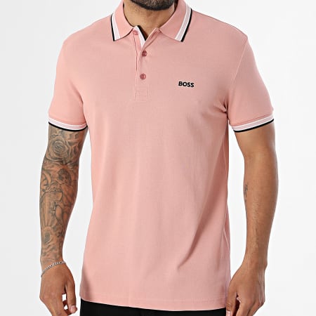 BOSS - Polo de Manga Curta Paddy 50469055 Rosa