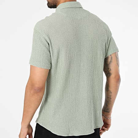 Classic Series - Chemise Manches Courtes Texturée 166 Vert Kaki