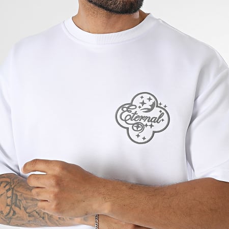Classic Series - Tee Shirt Oversize Large 237 Blanc
