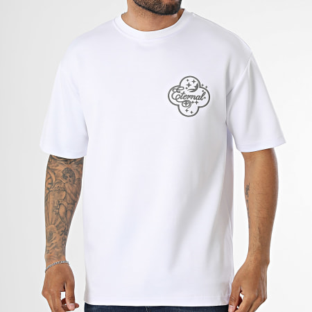 Classic Series - Tee Shirt Oversize Large 237 Blanc