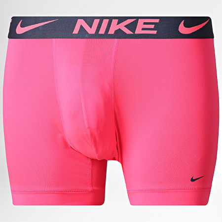 Nike - Lot De 3 Boxers Dri-Fit Essential Micro KE1157 Rose Fluo Gris Anthracite Vert D'Eau