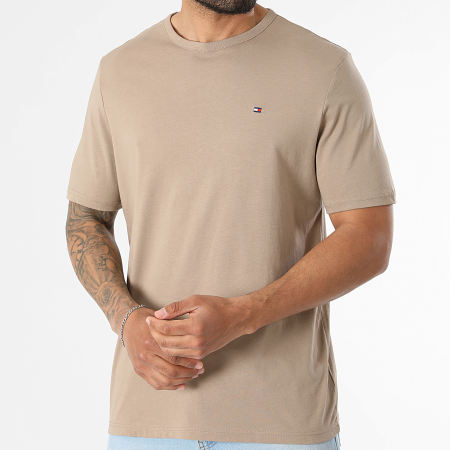 Tommy Hilfiger - Lot De 3 Tee Shirts 3870 Blanc Beige Foncé Gris