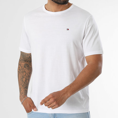 Tommy Hilfiger - Lot De 3 Tee Shirts 3870 Blanc Beige Foncé Gris