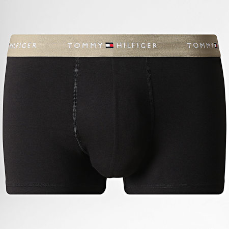 Tommy Hilfiger - Lot De 3 Boxers 3890 Noir Vert Kaki Beige Bleu Marine