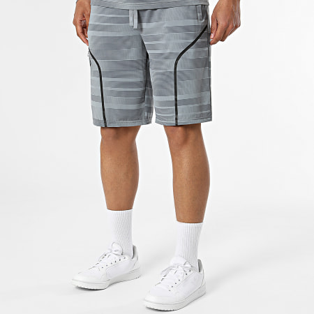 Classic Series - Ensemble Tee Shirt Et Short Jogging 037 Gris Anthracite