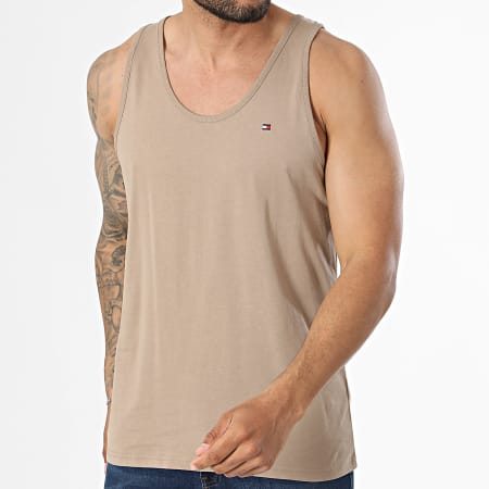Tommy Hilfiger - Pack de 3 Tops 3867 Branco Bege Cinza