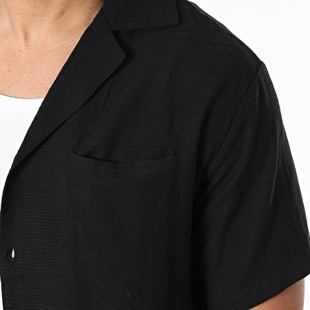 Frilivin - Ensemble Chemise Manches Courtes Et Short Jogging 02Q Noir