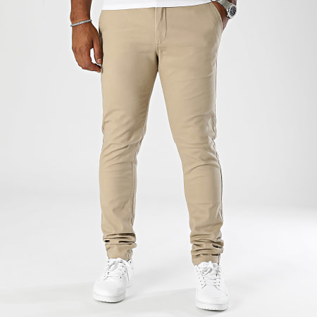 Jack And Jones - Pack de 2 Calças Chino Marco Dave Preto Bege
