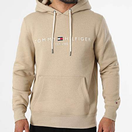 Tommy Hilfiger - Sweat Capuche Tommy Logo 1599 Beige