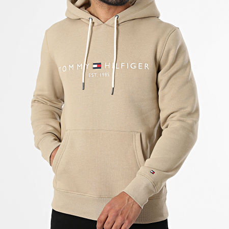 Tommy Hilfiger - Sweat Capuche Tommy Logo 1599 Beige