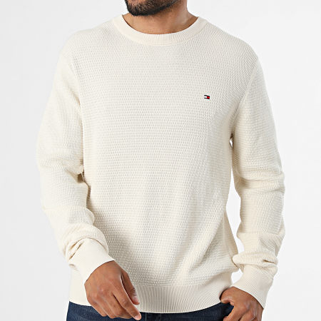 Tommy Hilfiger - Pull Seasonal Structure Crew Neck 2799 Beige